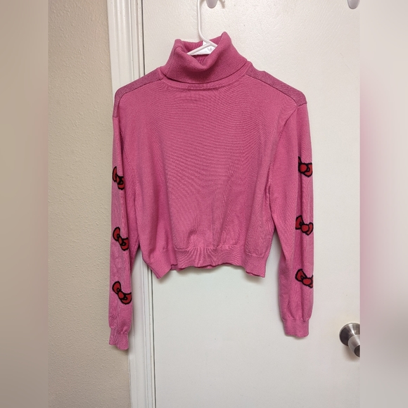 Hello Kitty Sanrio Crop Sweater - Picture 2 of 3